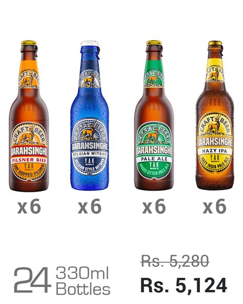 Barahsinghe Craft 330ml Assorted Pilsner Belgian Pale Ale Hazy Ipa 24n Cheers Online