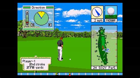 Pebble Beach Golf Links Sega Genesis Gameplay Youtube