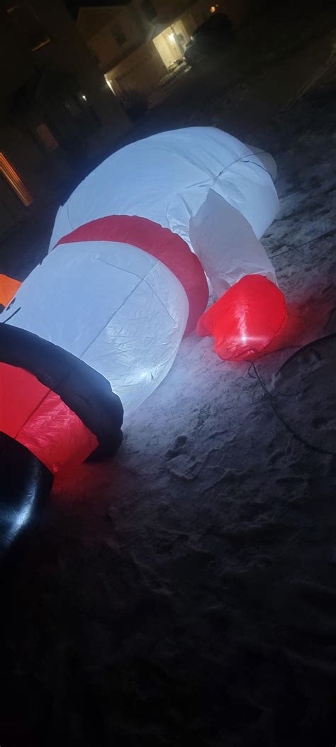 Fargo crime has gotten so bad not even inflatable snowman are safe : r