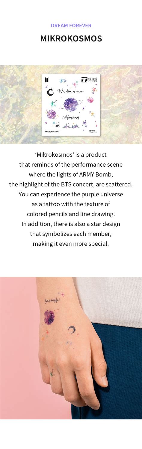 Bts [instant Tattoo] Mikrokosmos