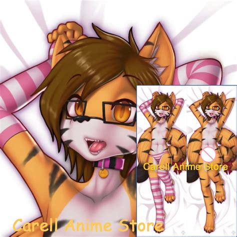 Dakimakura Anime Minime Jones Furry Double Sided Print Life Size Body