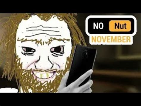 Jak přežít NO NUT NOVEMBER Nofap YouTube