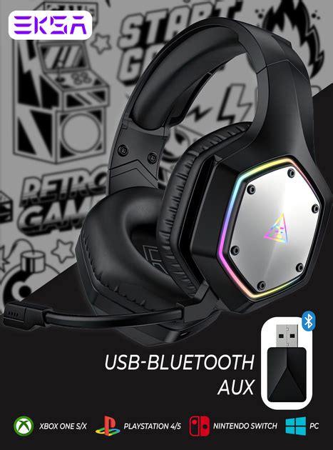 Беспроводные игровые наушники с микрофоном геймерские E1000 WTX ...