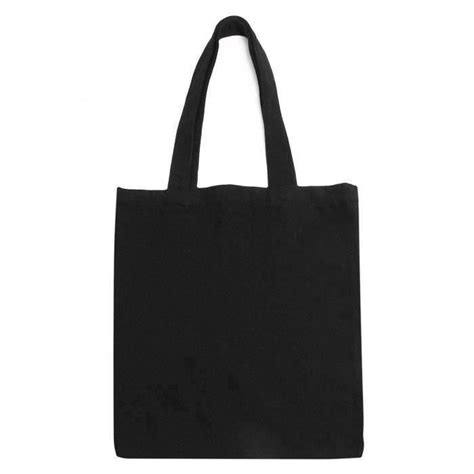 BO Sac Epaule Réutilisable Cotton Canvas Eco Noir Cdiscount Bagagerie