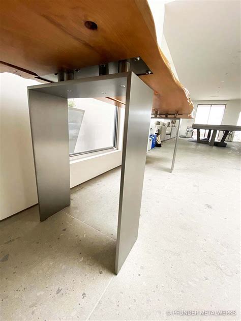 Modern Stainless Steel Table Legs Pfunder Metalwerks