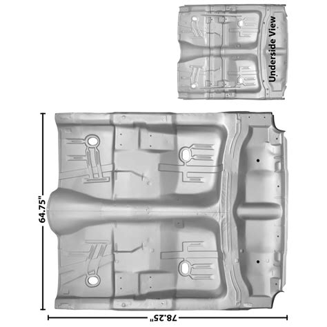 1965 1970 Chevy Impala Floor Pan Complete