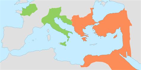 ملف Western and Eastern Roman Empires 476AD es svg المعرفة