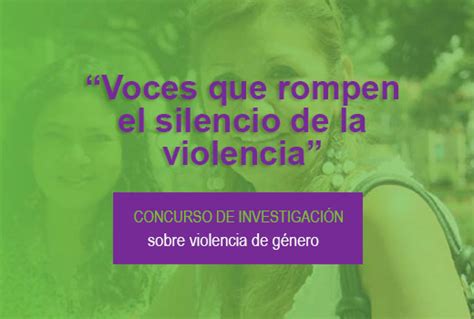 Ganadores Del Concurso De Investigaci N Sobre Violencia De G Nero Desde