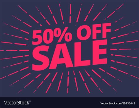 Sale Banner Design Template Royalty Free Vector Image