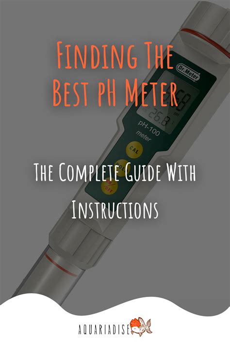 Finding The Best pH Meter: A Tank Maintenance Must-Have