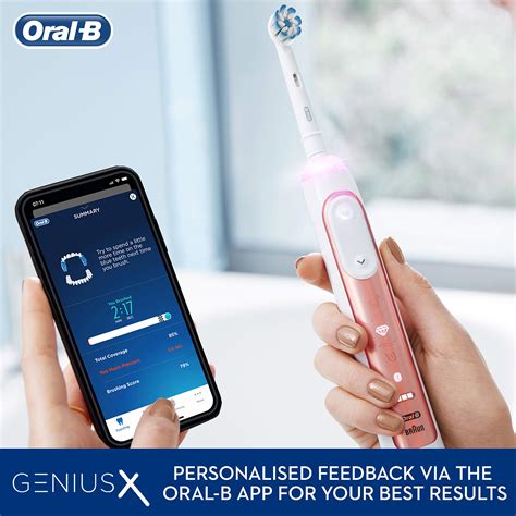 Oral B Genius X Electric Toothbrush With Artificial Intelligence App