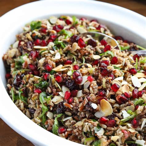 Vegan Wild Rice Salad With Cranberries And Pecans Cooking With Camilla