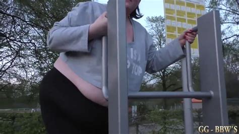 BBW At The Workout Park Porn Videos