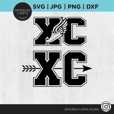 Cross Country Svg Bundle Xc Svg Sport Svg X Country Running Clipart