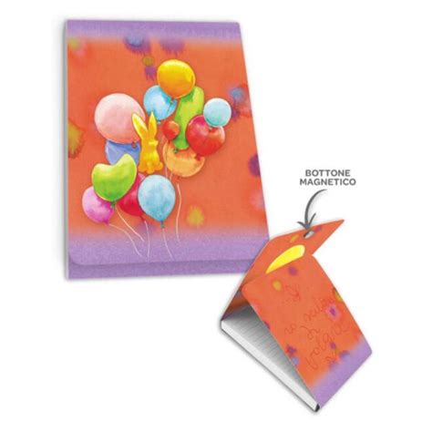 Blocchetto Note Magnetico Goccioline Palloncini Cartolibri Shop