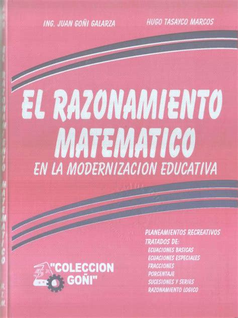 SOLUTION Razonamiento Matem Tico Juan Go I Galarza Studypool