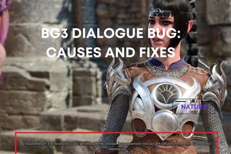 BG3 Dialogue Bug: Causes And Fixes - The Nature Hero