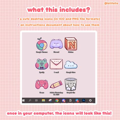 Cute pastel desktop icons (for Windows and Mac)! : r/artstore