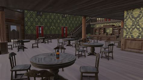 Western Saloon With Interior 3D - TurboSquid 1980448