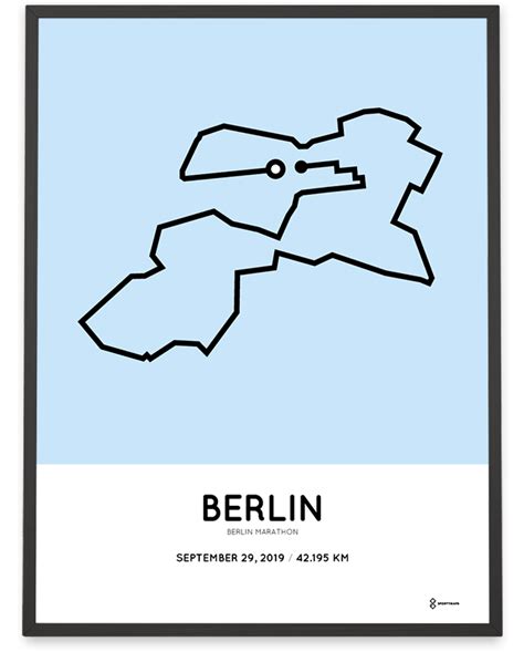 2019 Berlin Marathon print – Sportymaps