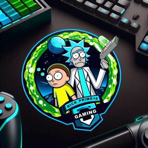 Entry 16 By Imtiazhussain82 For Rick And Morty Themed Gaming Logo 03