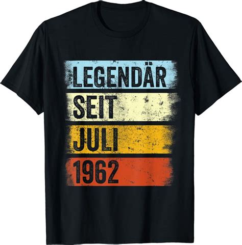 Geburtstag Mann Jahre Legend R Seit Juli T Shirt Verkauft