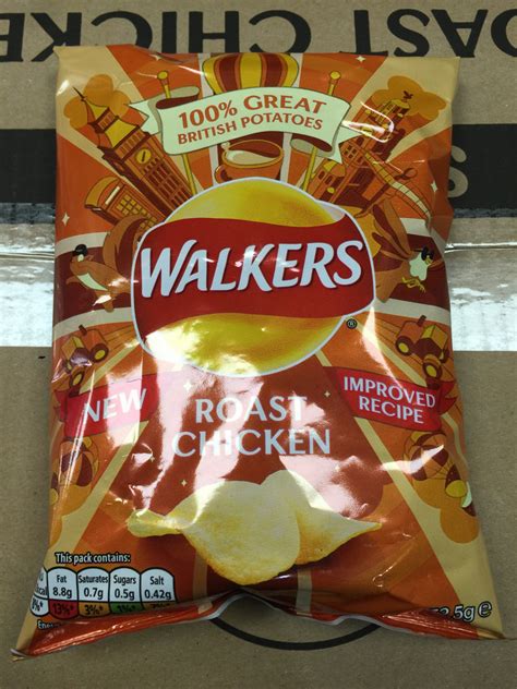 32x Walkers Roast Chicken 32x32 5g And Low Price Foods Ltd