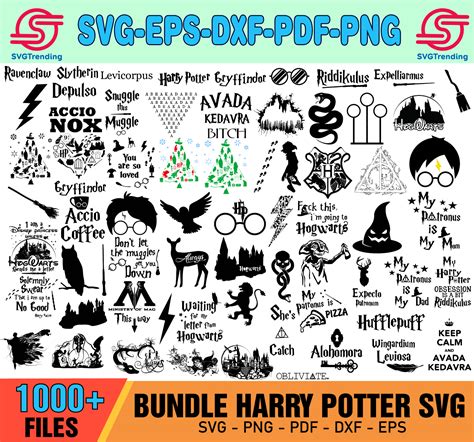 1000 Harry Potter Files Svg Trending Svg Harry Potter Bundle Svg Artofit