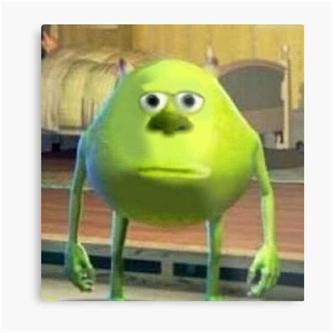 Mike Wazowski Meme Metal Print For Sale By Creeperawman Redbubble