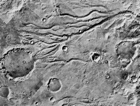 Mapping Channels And Craters On Mars