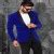 Royal Blue Velvet Mens Blazer Bennevis Fashion