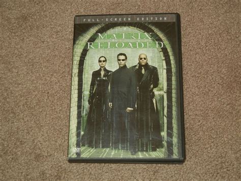 The Matrix Reloaded Dvd Movie Disc Set Sci Fi Fantasy Full