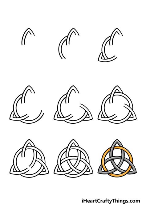 How to Draw A Celtic Knot – A Step by Step Guide Pencil Drawings Of ...