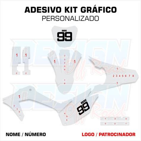 Kit Gráfico Adesivo Honda Crf 250f 2019 2021 0 70mm Parcelamento