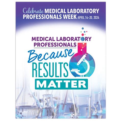 Medical Laboratory Professionals Week Event Week Poster Pack Of 5