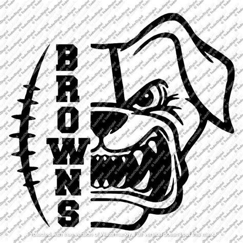 Browns Svg File Football Svg Football Clipart Cleveland Football Team