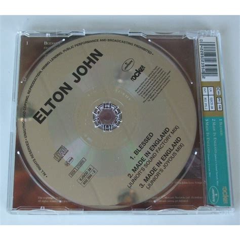 Blessed De Elton John Cd Maxi Chez Dom88 Ref118044423