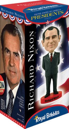 Royal Bobbles Présidents Richard Nixon Bobblehead Figurine 010306 Ebay