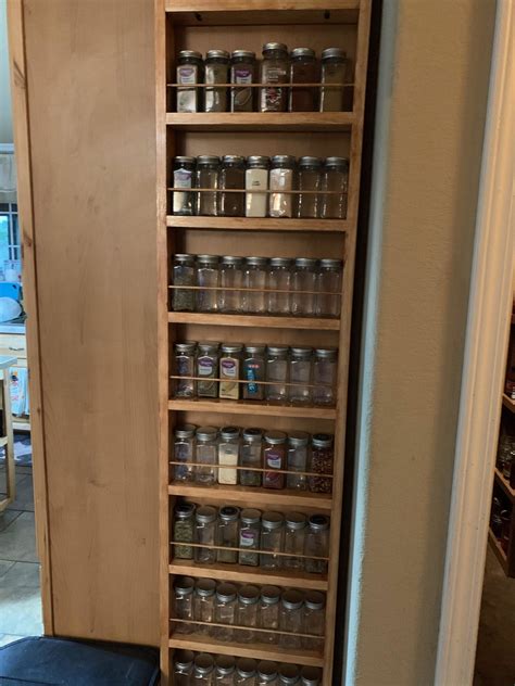 Cavalier Bulk Size On The Wall Spice Rack 62 H X 14 W 4 5 D WG