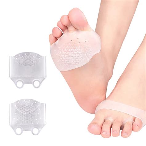 1Pair Forefoot Pads Toe Ring Cushion Pad Silicone Pain Relief Shoes