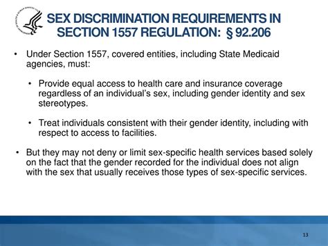 PPT Section 1557 Of The Affordable Care Act PowerPoint Presentation