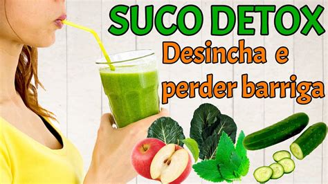 Como Fazer Suco Detox Para Desinchar E Perder Barriga Youtube