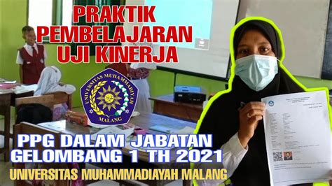 Video Praktik Pembelajaran Ujian Kinerja Ppg Daljab Gelombang Tahun