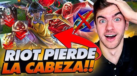 Riot DESTROZA a los CAMPEONES más ROTOS DEL META con este MEGA