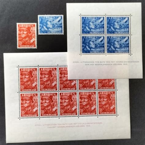 Netherlands 1942 Legion Stamps And Blocks NVPH 402 403 Catawiki