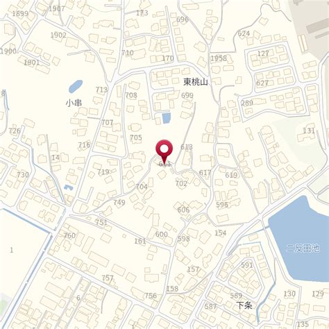 山口県宇部市小串東桃山611 の地図 Mapfan