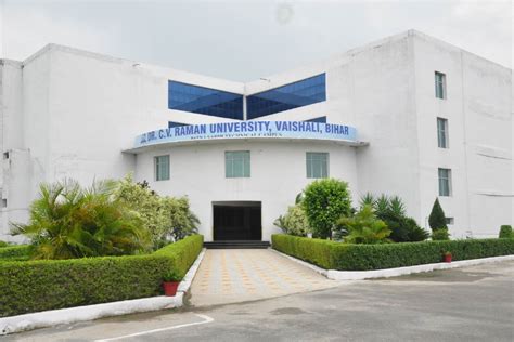 Dr C V Raman University Cvru Vaishali Bihar Infrastructure