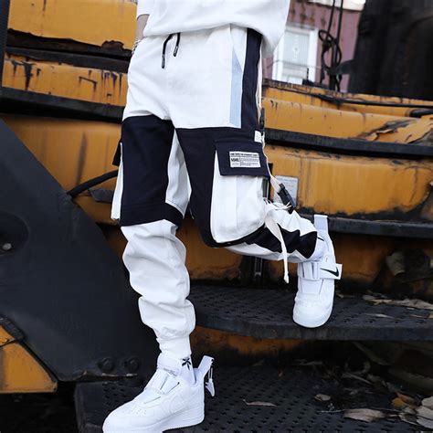 White Cyberpunk Pants Cyberpunk Clothing