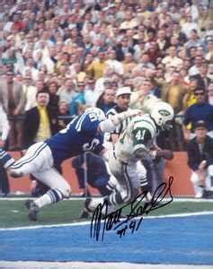 Matt Snell autographed 8x10 Photo (New York Jets)