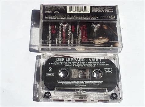 Def Leppard Greatest Hits Vault Cassette Album Hobbies And Toys Music And Media Cds And Dvds On